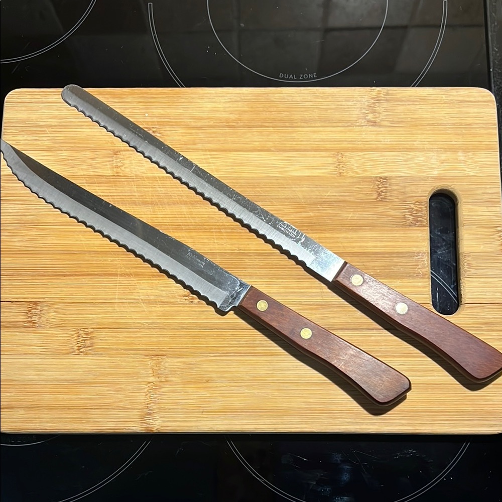 Robinson Stainless Steel Bread & Steak Knife Bundle